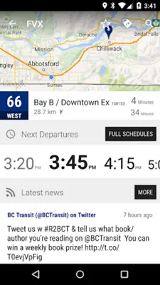 Fraser Valley Express Bus - MonTransit android App screenshot 1